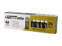 Lighthouse AA LR6 Alkaline Batteries 2400 mAh (Pack 24) £7.99